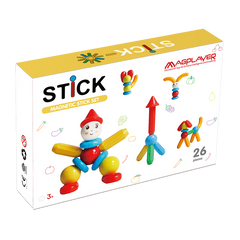 Set de constructie magnetic - STICK (26 piese)