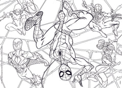 Puzzle de colorat - Spiderman (60 de piese)