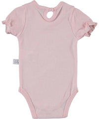 Body cu maneca scurta, Friends, bumbac, somon