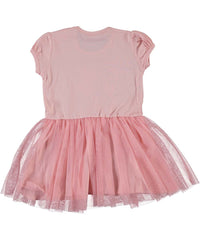 Rochita Iepurasul Betsy, volane tulle, somon
