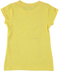 Tricou fete Music of Love bumbac galben