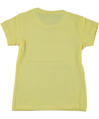 Tricou elegant fete, Bicycle Flowers, bumbac, galben