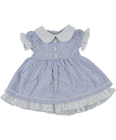 Rochita eleganta Lolly, bumbac, bleu