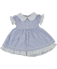 Rochita eleganta Lolly, bumbac, bleu