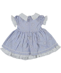 Rochita eleganta Lolly, bumbac, bleu