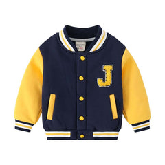 Jacheta casual sport Jordan, baieti, bleumarin cu galben