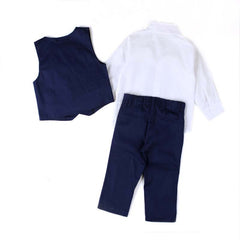 Costum elegant cu vesta Jade, bumbac, baieti