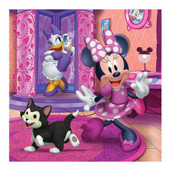 Puzzle 3 in 1 - O zi cu Minnie (55 piese)
