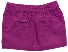 Fusta casual, bumbac, indigo, EMOI