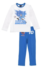Pijama baieti, Messi, bumbac, bleu