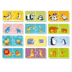 Duo Puzzle - Mama si puiul (2 piese)