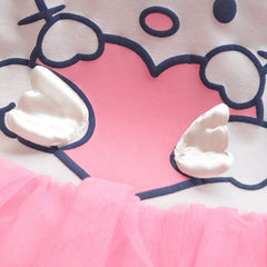 Rochita Hello Kitty, volane tulle, roz