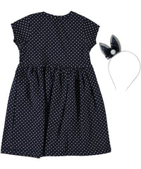 Rochita casual de vara, Blue, bumbac, bleumarin