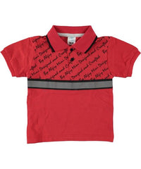 Tricou Polo, Algi, rosu, bumbac, baieti