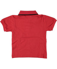 Tricou Polo, Algi, rosu, bumbac, baieti