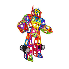 Joc de constructie magnetic - 208 piese