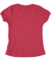 Tricou elegant fete, Love Bear, bumbac, roz inchis