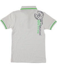 Tricou Polo, Boy Figo, alb, bumbac, baieti