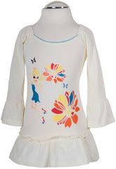 Rochita casual Lupilu, bumbac, crem