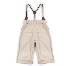 Compleu elegant baieti, tricou si Pantaloni cu bretele