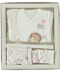 Set bebe nou nascut, Precious, 5 piese, bumbac