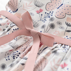 Rochita de vara, Kiki, bumbac, fluturasi roz pudra