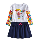 Rochita casual din bumbac, Kasia, alb