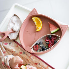 Farfurie diversificare din silicon - Vulpita