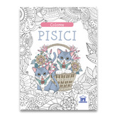 Colorez pisici - carte de colorat