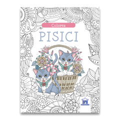 Colorez pisici - carte de colorat