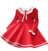 Rochita cu maneca lunga Luna, rosu