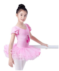 Costum balet cu tutu, Irina, roz, fete