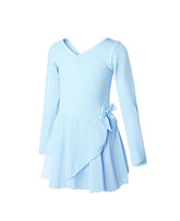 Costum balet Silvia, bleu, fete