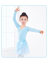 Costum balet Silvia, bleu, fete