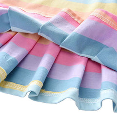 Rochita subtire de vara polo Happy, bumbac, multicolor pal