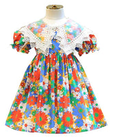 Rochita eleganta Carolina, bumbac, multicolor