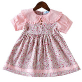 Rochita eleganta Patty, bumbac, roz pudra