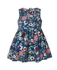 Rochita subtire de vara, Marina, bumbac, albastru