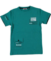 Tricou baieti, System Error, bumbac, verde