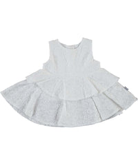 Rochita de vara, Anglaise, bumbac, alb