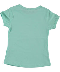 Tricou fete, Travel, bumbac, verde turcoise