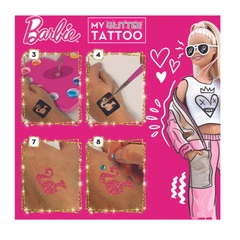 Setul meu de tatuaje cu sclipici - Barbie