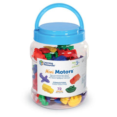 Mini vehicule pentru numarat - set 72 buc