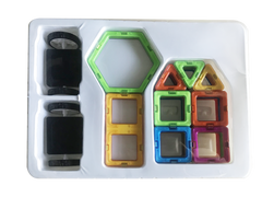 Joc de constructie magnetic - 40 piese