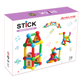 Set de constructie magnetic - STICK (78 piese)