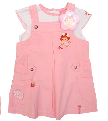 Rochita si Tricou, Compleu 2 piese bumbac, Strawberry Cake