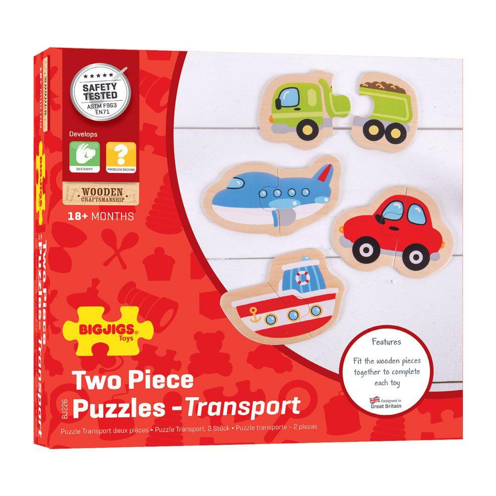 Puzzle - mijloace de transport (8 piese)