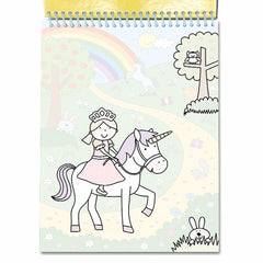 Water Magic: Carte de colorat Unicorni