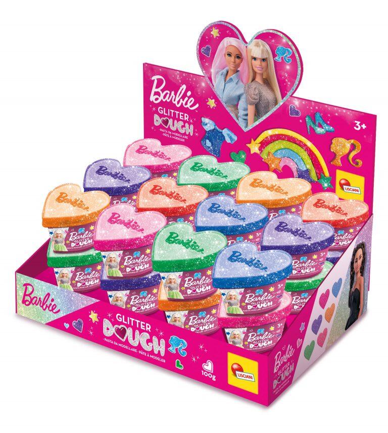 Plastilina cu sclipici - Barbie