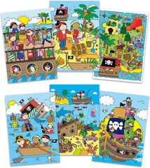 Water Magic: Carte de colorat Pirati